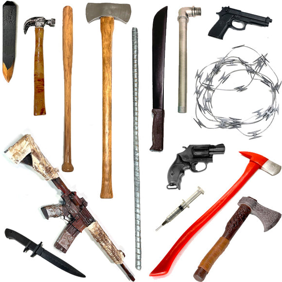 Safe Rubber Stunt Props and Weapons for Television, Film and Theater.