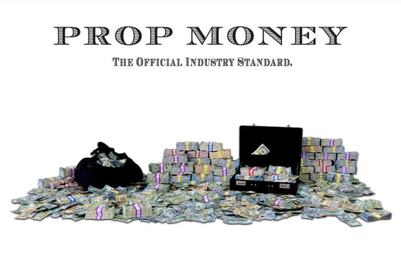 Prop Money and cash used in music videos, television, movies and live theatrical performances.