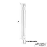 Modern Studio Equipment 6" Aluminum Baby Pin with 1/4" Male Thread