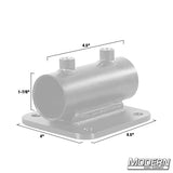 Modern Studio Equipment Horizontal Receiver with Flat Plate for 1-1/4" Speed-Rail®