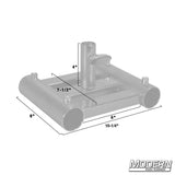 Modern Studio Equipment Condor Double Pipe Slider with Junior Receiver for 1-1/2" Speed-Rail®