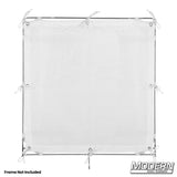 Modern Studio Equipment 40" x 40" Slip-On White Artificial Silk
