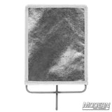 Modern Studio Equipment Silver Lame Flags