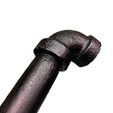 Foam Rubber Metal Pipe with Fittings Action Stunt Prop (Unpainted Steel, Silver, Black, Rust, Bloody)