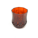 Amber SMASHProps Breakaway Crystal Cut Tumbler Glass - Dependable Expendables