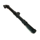 Black Foam Rubber Metal Pipe with Fittings Action Safe Prop for television film and live theater action and stunt scenes.