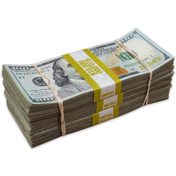 Money Prop - New Series $100 ✔️RealAged™ Full Print  $30,000 Bundle