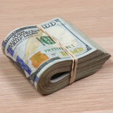 Money Prop - New Series $100 ✔️RealAged™ Full Print  $20,000 Stack & Band Pack