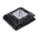 Silver and Black Extreme-Duty Weather-Resistant 12 mil Tarp