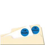 Avery Printable Self-Adhesive Removable Color-Coding Labels, 0.75" dia, Dark Blue, 24/Sheet, 42 Sheets/Pack, (5469) - Dependable Expendables