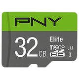 PNY 32GB Elite UHS-I microSDHC Memory Card used as recording media for professional video and audio recording devices.