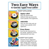 Avery Inkjet DVD Labels, Matte White, 20/Pack - Dependable Expendables