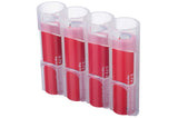 Storacell 18650 - 4 Pack Battery Caddy (Clear)