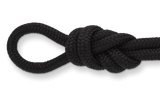1/4" Quarter Inch Double Braid Solid Nylon Rope Black - Dependable Expendables
