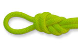 1/4" Quarter Inch Double Braid Solid Nylon Rope Neon Yellow - Dependable Expendables