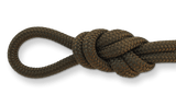 1/4" Quarter Inch Double Braid Solid Nylon Rope Olive Green - Dependable Expendables