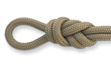 1/4" Quarter Inch Double Braid Solid Nylon Rope Tan - Dependable Expendables