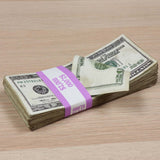 Money Prop -  2000 Series $20 ✔️RealAged™ Full Print $2,000 Stack - Dependable Expendables