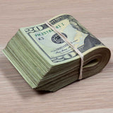 Money Prop - New Series $20 ✔️RealAged™ Full Print $2,000 Band - Dependable Expendables