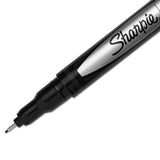 Sharpie Water-Resistant Ink Porous Point Pen Value Pack, Stick, Fine 0.4 mm, Black Ink, Black Barrel, 36/Pack