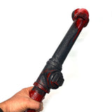 Bloody Foam Rubber Metal Pipe with Fittings Action Safe Prop for television film and live theater action and stunt scenes. 