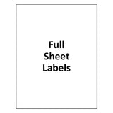 Avery White Shipping Labels-Bulk Packs, Inkjet/Laser Printers, 8.5 x 11, White, 250/Box