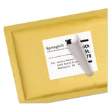 Avery Shipping Labels w/ TrueBlock Technology, Inkjet Printers, 3.33 x 4, White, 6/Sheet, 100 Sheets/Box