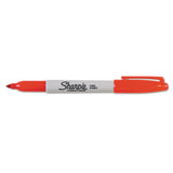 Sharpie Fine Tip Permanent Marker Value Pack, Fine Bullet Tip, Red, 36/Pack