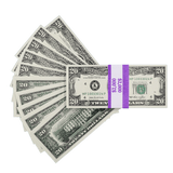 Money Prop - 1990 Series $20 Full Print $2,000 Stack - Dependable Expendables