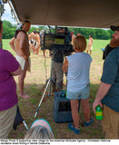 Silent Generator Mango Power E rental providing power for lighting a remote film production available locally from Dependable Expendables Dallas Texas