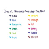Sharpie Fine Bullet Tip Permanent Marker, Green, Dozen