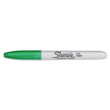 Sharpie Fine Bullet Tip Permanent Marker, Green, Dozen