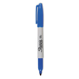 Sharpie Fine Tip Permanent Marker Value Pack, Fine Bullet Tip, Blue, 36/Pack