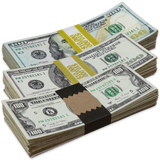 Money Prop - Mixed Series $100 ✔️RealAged™ Full Print $30,000 Stacks Pack