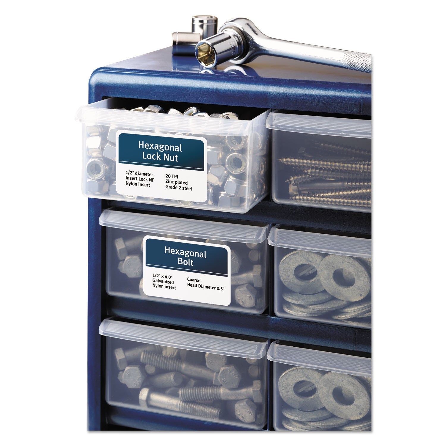 Avery Durable Permanent ID Labels with TrueBlock Technology, Laser Pri ...
