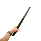 Black Foam Rubber Metal or Lead Pipe Replica Safe Prop for television film and live theater action and stunt scenes.