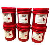 Five gallon buckets of red Pro stage blood for make up and art directing medical or horror scenes for television, film or live theater - Dependable Expendables