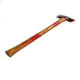 35 inch dual head axe stunt prop molded from a real tool and hand poured in foam rubber urethane. Comes in three variants: Black and silver head. Silver head. Rusty head.
