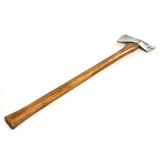35 inch dual head axe stunt prop molded from a real tool and hand poured in foam rubber urethane. Comes in three variants: Black and silver head. Silver head. Rusty head.
