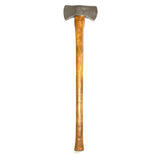 35 inch dual head axe stunt prop molded from a real tool and hand poured in foam rubber urethane. Comes in three variants: Black and silver head. Silver head. Rusty head.