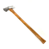 35 inch dual head axe stunt prop molded from a real tool and hand poured in foam rubber urethane. Comes in three variants: Black and silver head. Silver head. Rusty head.