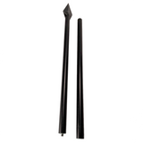 Disassembled Foam Rubber Spartan Black Spear  Simulated Wood safe prop for television, film and live theater stunt work or action scenes.