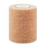 Coban Self-Adherent Wrap - 3 Inch x 5 Yard Roll (Beige, Black)