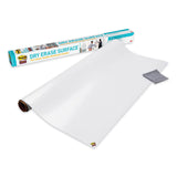 3M Post-it Dry Erase Surface with Adhesive Backing, 72" x 48" inch White - Dependable Expendables