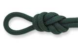 3/4" Three Quarter Inch Double Braid Solid Nylon Rope Hunter Green - Dependable Expendables