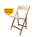 Breakaway SMASHProps balsa wood folding chair from NewRuleFX.com, designed for stunt and breakaway furniture scenes.