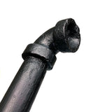Foam Rubber Metal Pipe with Fittings Action Stunt Prop (Unpainted Steel, Silver, Black, Rust, Bloody)