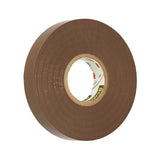 3M Scotch 35 Vinyl Electrical Tape in black, blue, green, orange, red, white, and yellow on a white background.