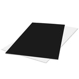 4x8 Foot 48" x 96" 3/16th Inch Foam Core Black and White - Dependable Expendables