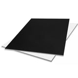 4x8 Foot 48" x 96" half Inch Foam Core Black and White - Dependable Expendables
